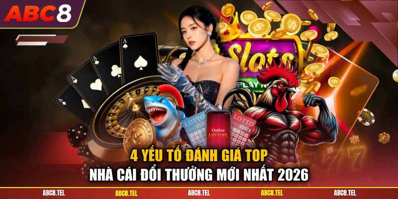 4 yếu tố đánh giá top nhà cái đổi thưởng mới nhất 2026