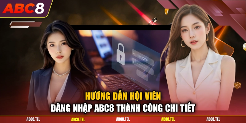 Hướng dẫn hội viên đăng nhập ABC8 thành công chi tiết