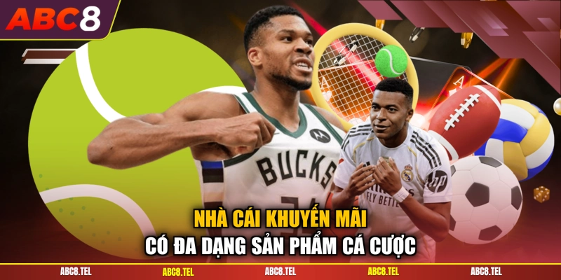 Nhà cái khuyến mãi có đa dạng sản phẩm cá cược
