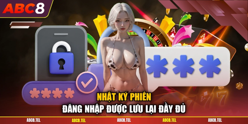 Nhật ký phiên đăng nhập được lưu lại đầy đủ